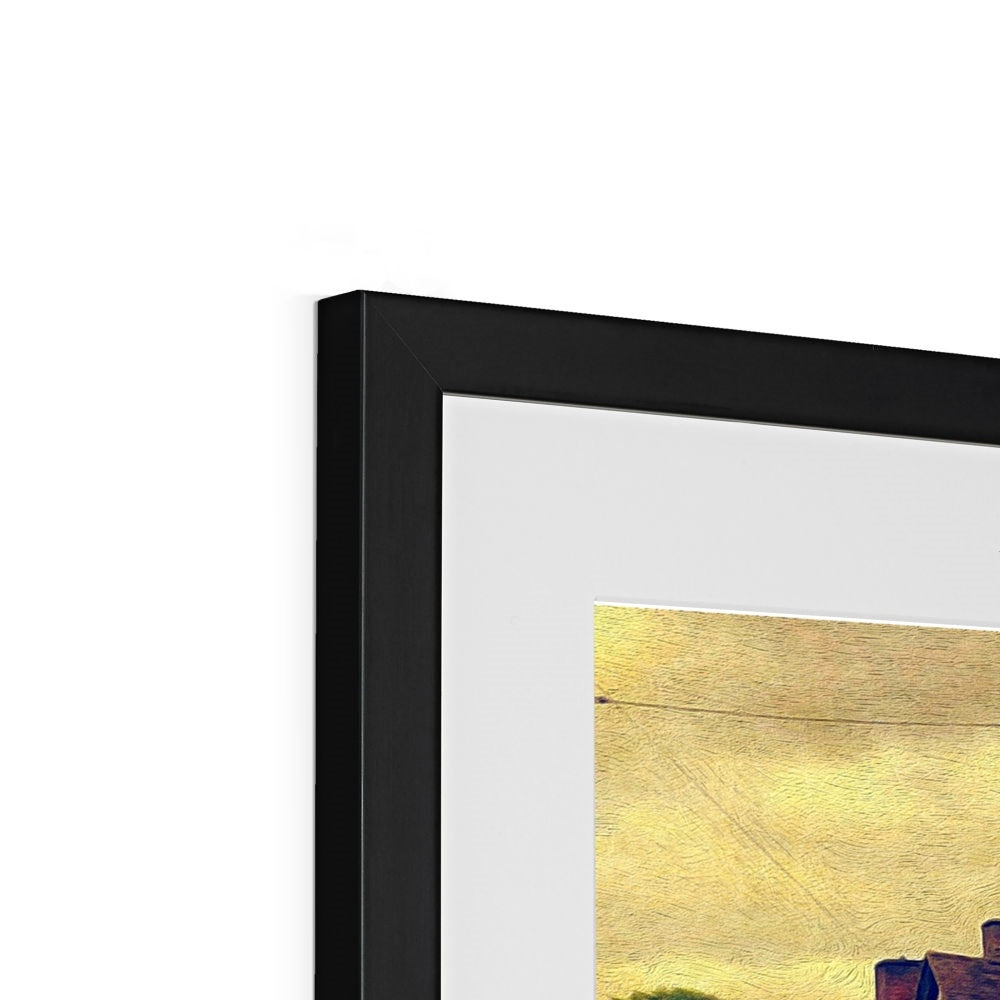 Mill Street - Oil Framed & Mounted Print