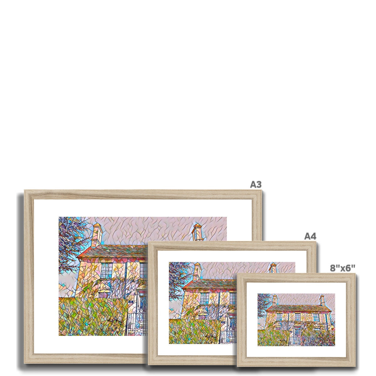 The Grange - Mosaic Framed & Mounted Print