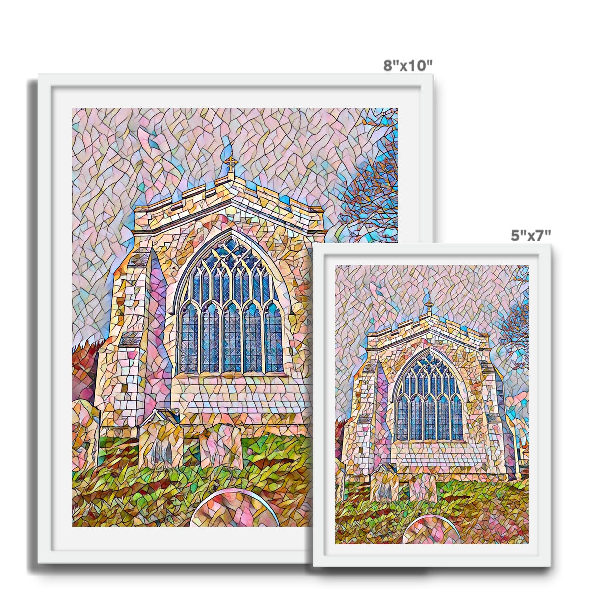 St Mary's East Face - Mosaic Framed Photo Tile
