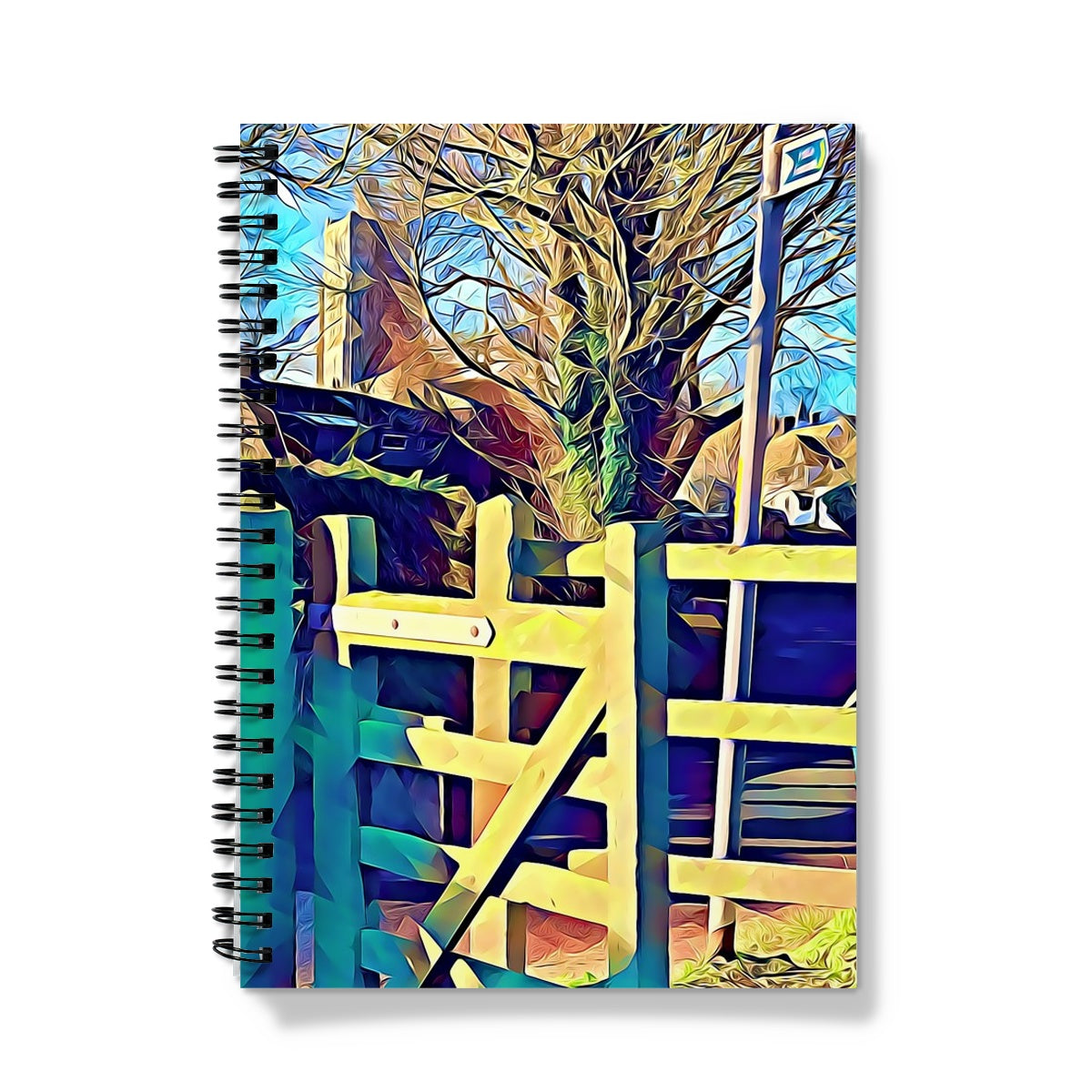 St Mary's from Sticky Lane - Poly Art Notebook