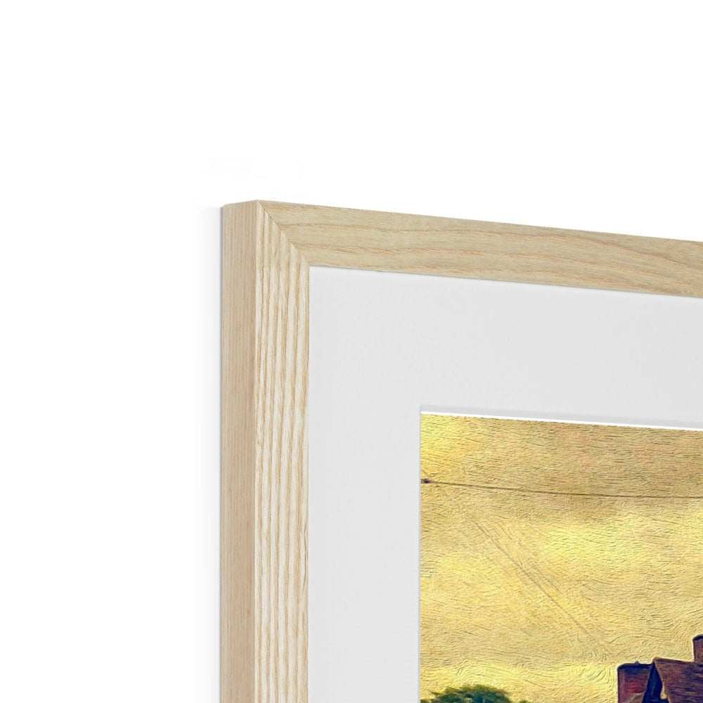 Mill Street - Oil Framed & Mounted Print