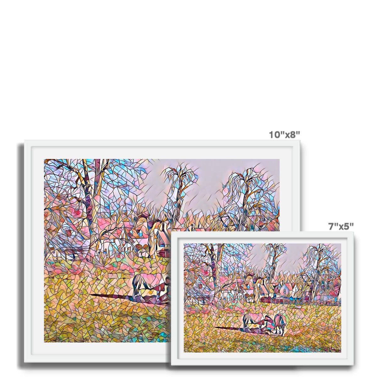 Mill Street Neighbours - Mosaic Framed Photo Tile