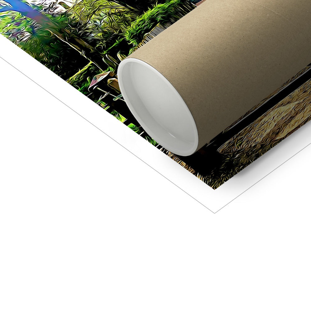 Church Path - Illustrated Fine Art Print