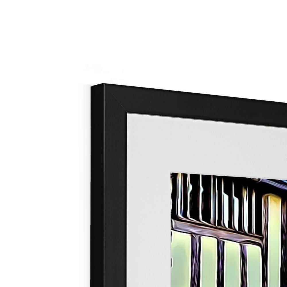 Tudor High Street - Illustrated Framed & Mounted Print