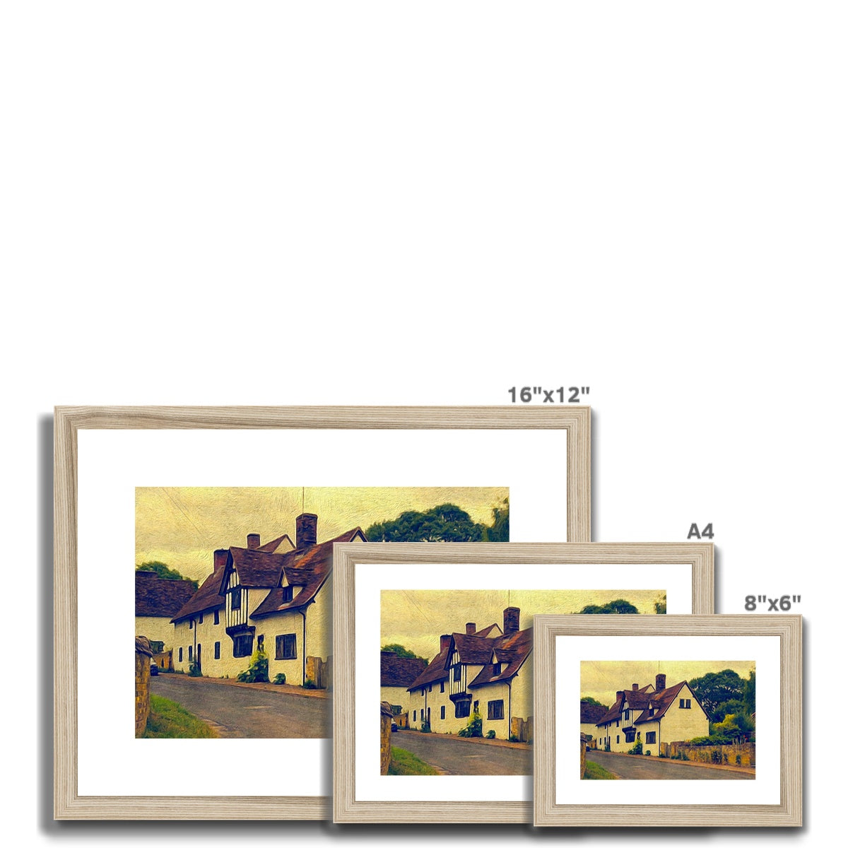 Mill Street - Oil Framed & Mounted Print