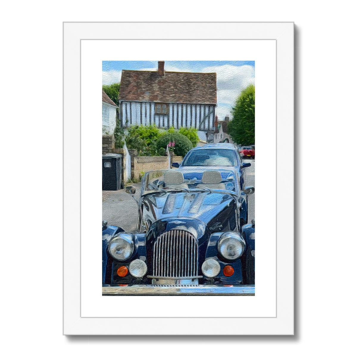 Morgan on the High Street - Oil Framed & Mounted Print