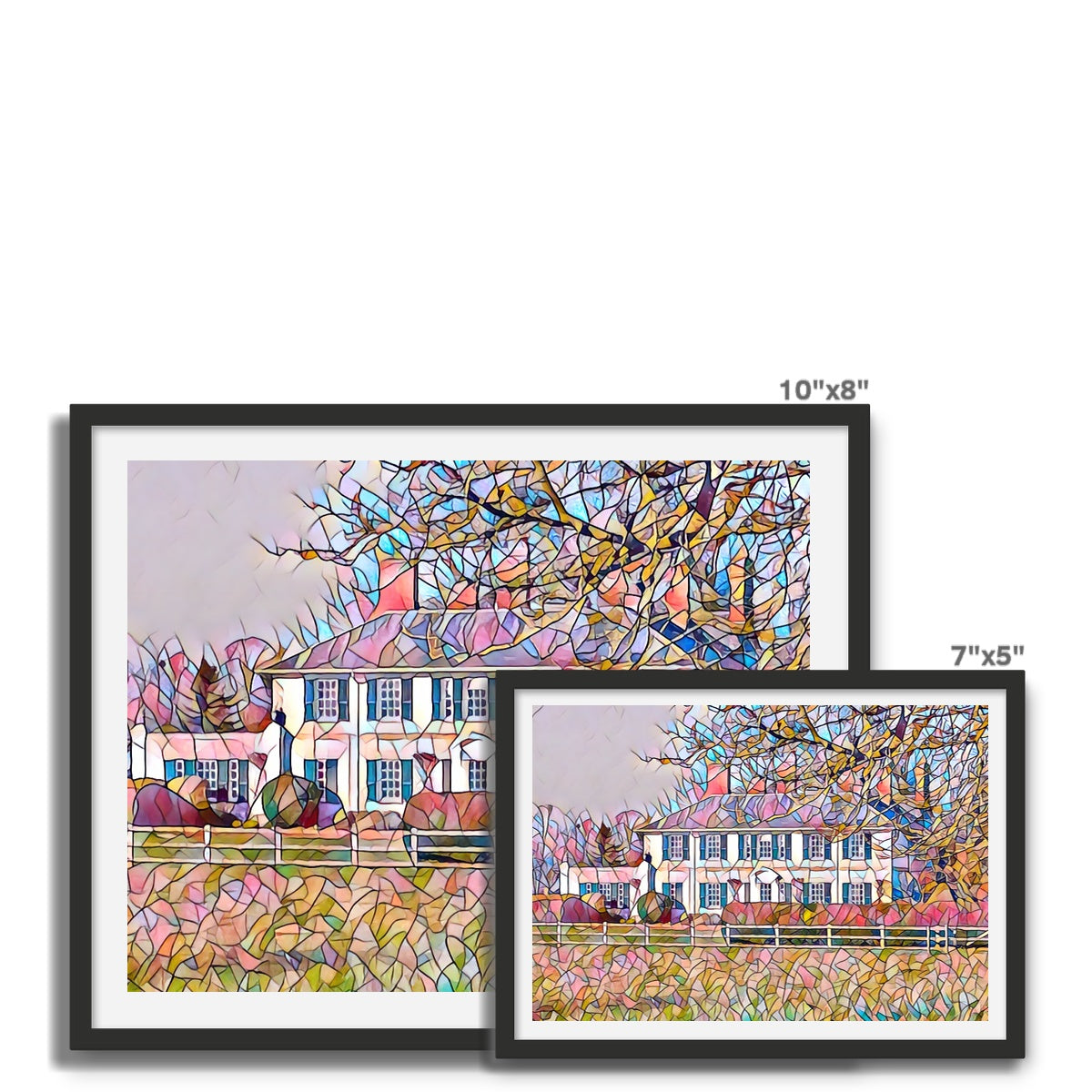 The Bury - Mosaic Framed Photo Tile