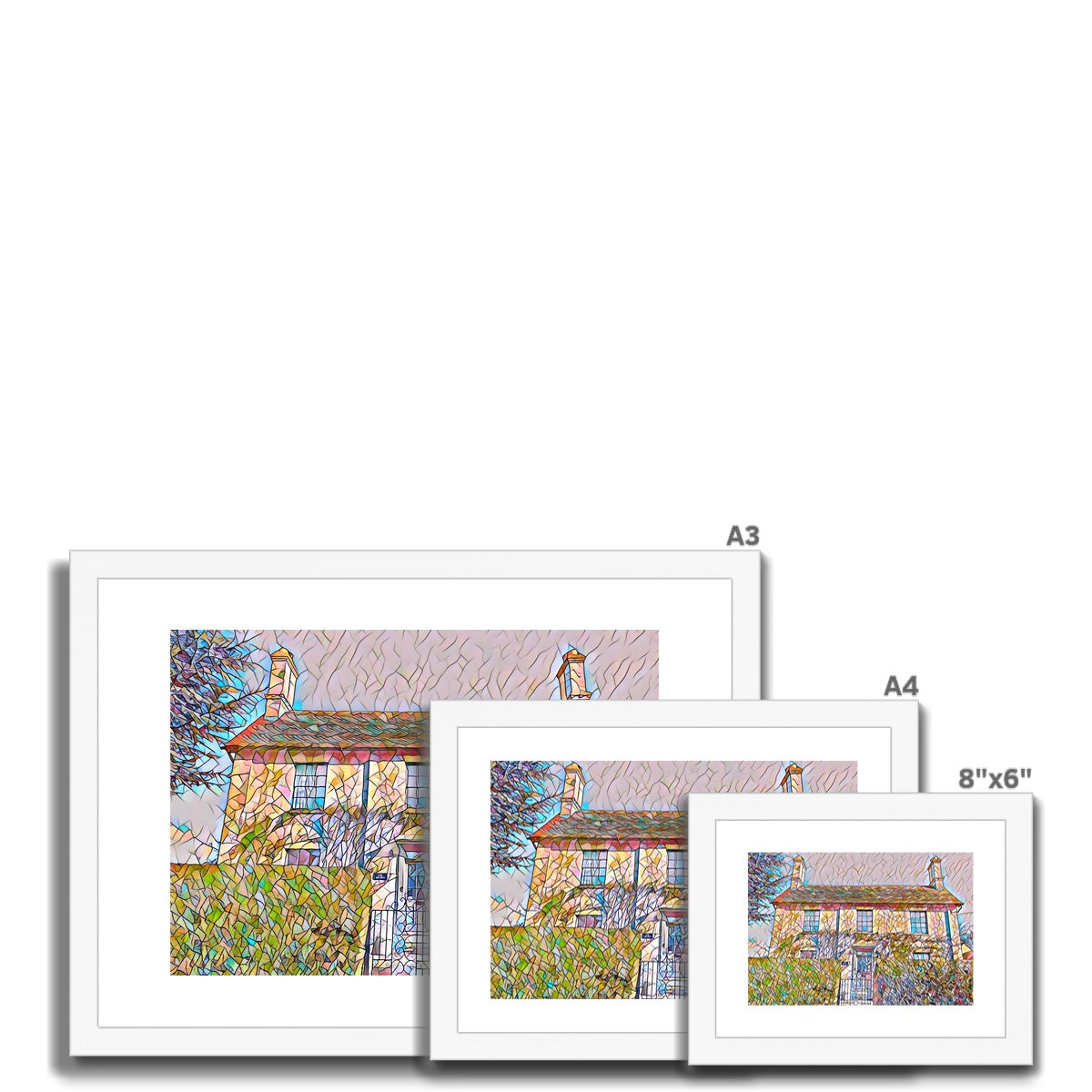 The Grange - Mosaic Framed & Mounted Print