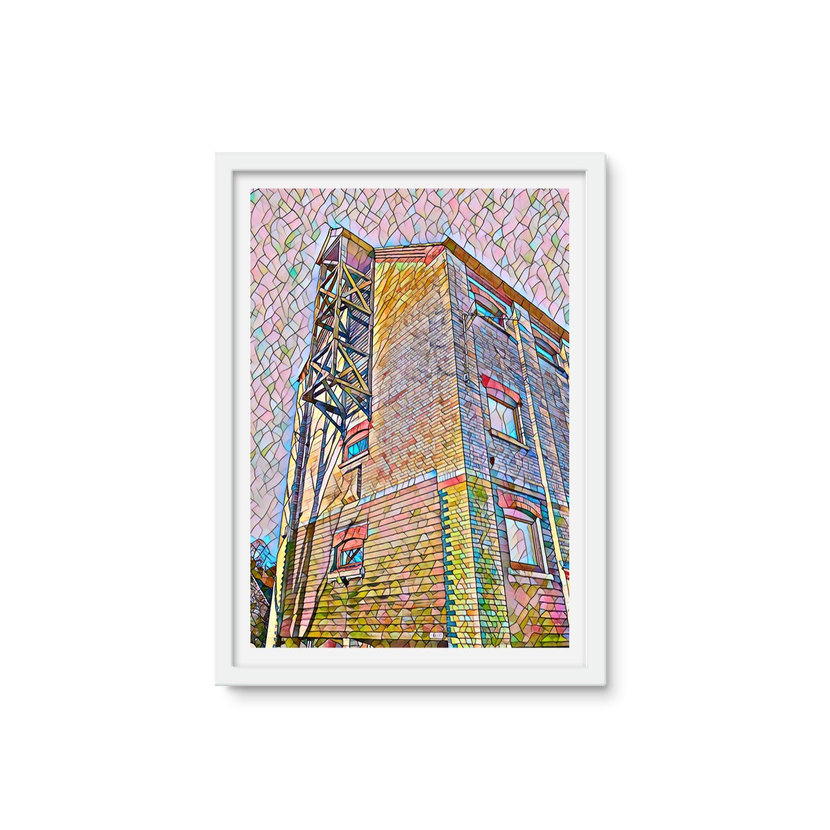 The Maltings 2 - Mosaic Framed Photo Tile