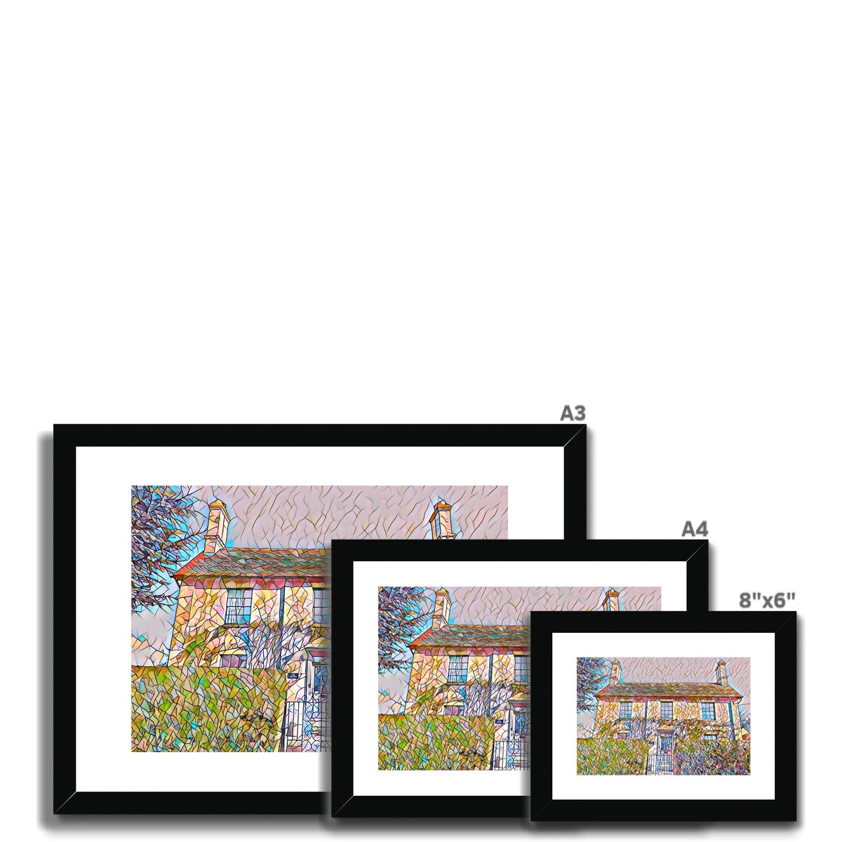 The Grange - Mosaic Framed & Mounted Print