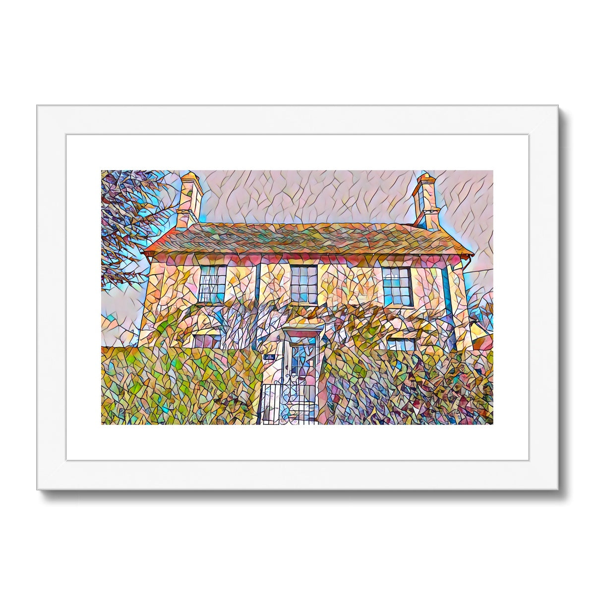 The Grange - Mosaic Framed & Mounted Print