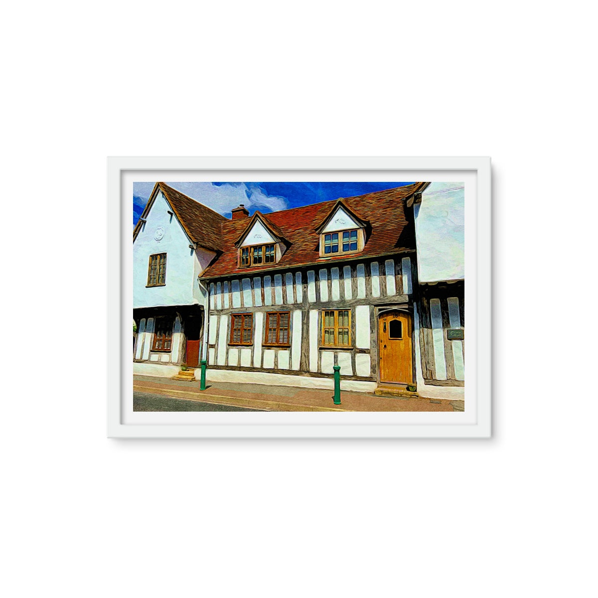 Foresters - Oil Framed Photo Tile