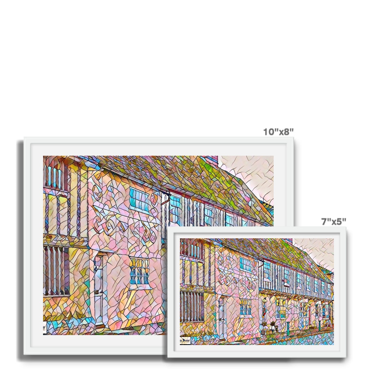 Tudor High Street - Mosaic Framed Photo Tile
