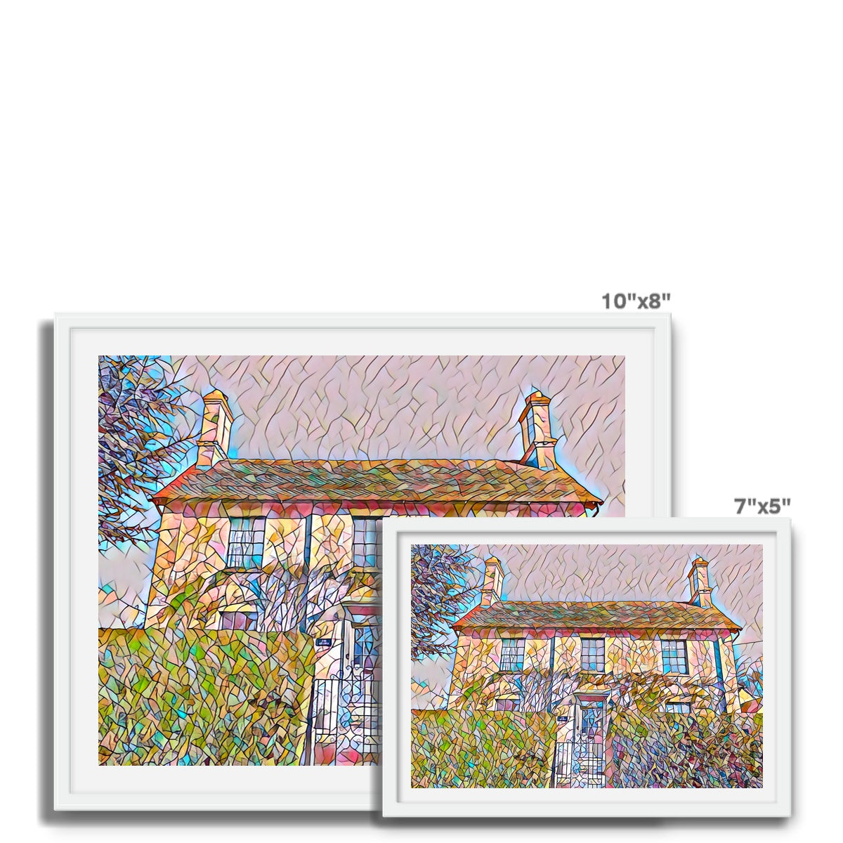 The Grange - Mosaic Framed Photo Tile