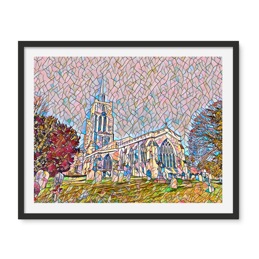 St Mary's from the East - Mosaic Framed Photo Tile