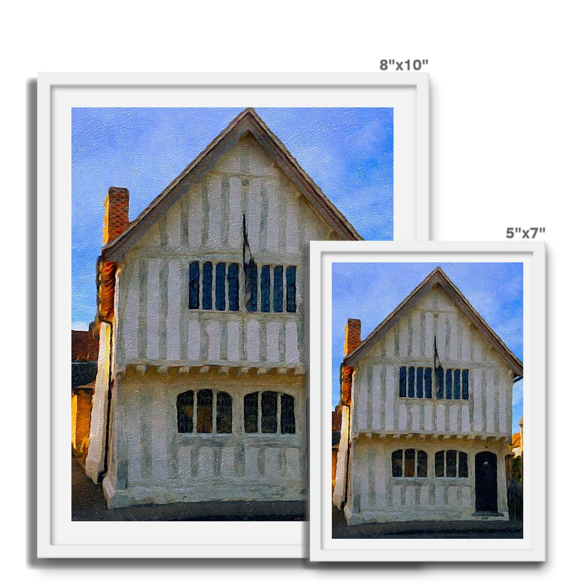 The Museum -Oil Framed Photo Tile
