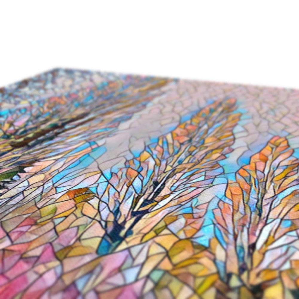 The Poplars - Mosaic Canvas