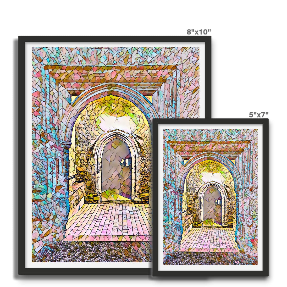 St Mary's North Entrance - Mosaic Framed Photo Tile