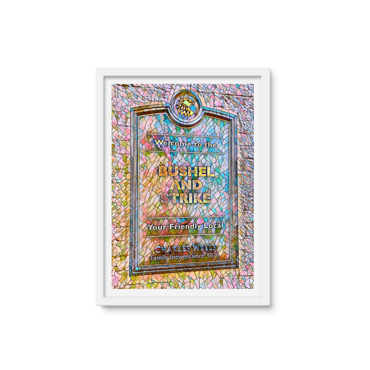 The Bushel & Strike - Mosaic Framed Photo Tile
