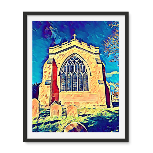 St Mary's East Face - Poly Art Framed Photo Tile