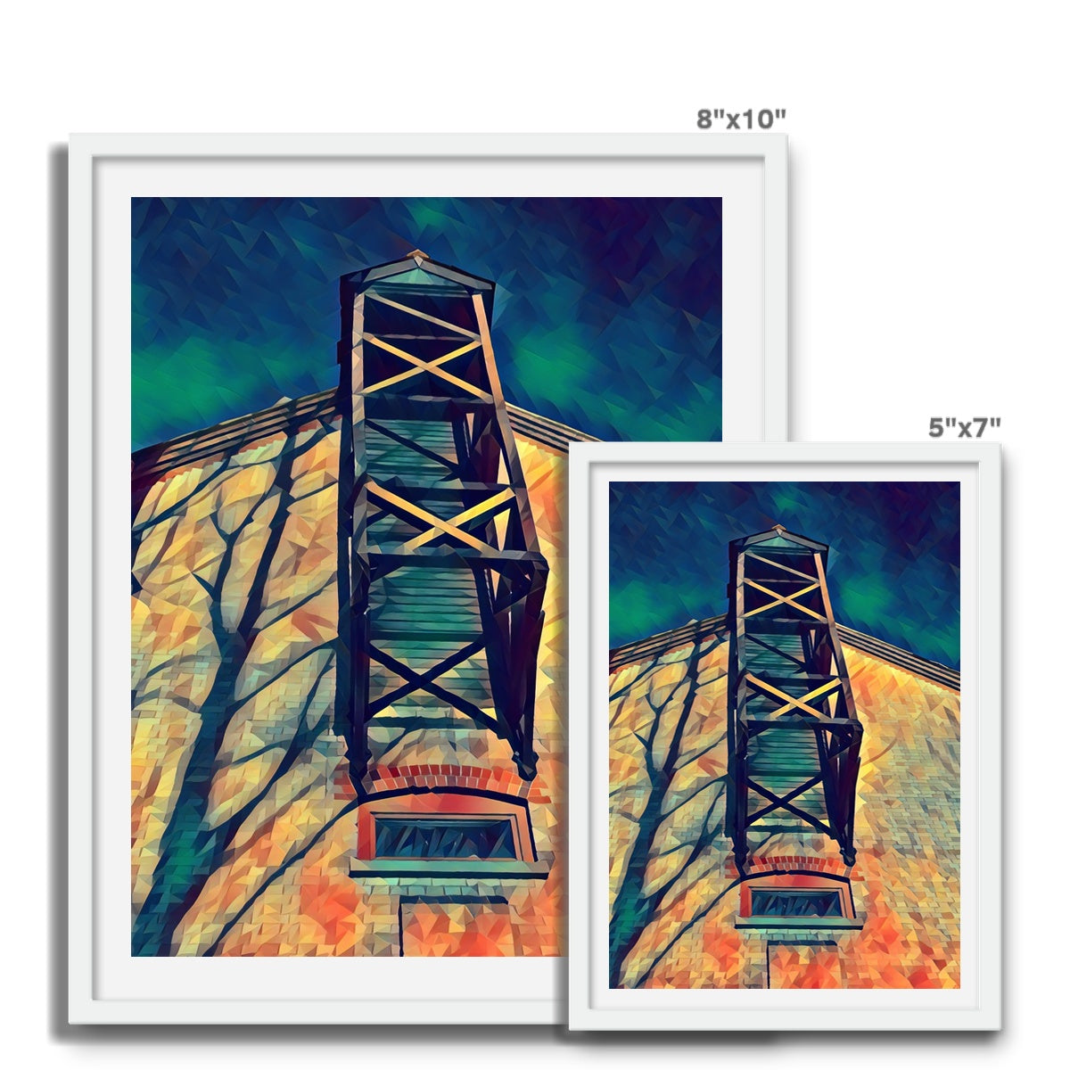 The Maltings - Poly Art Framed Photo Tile