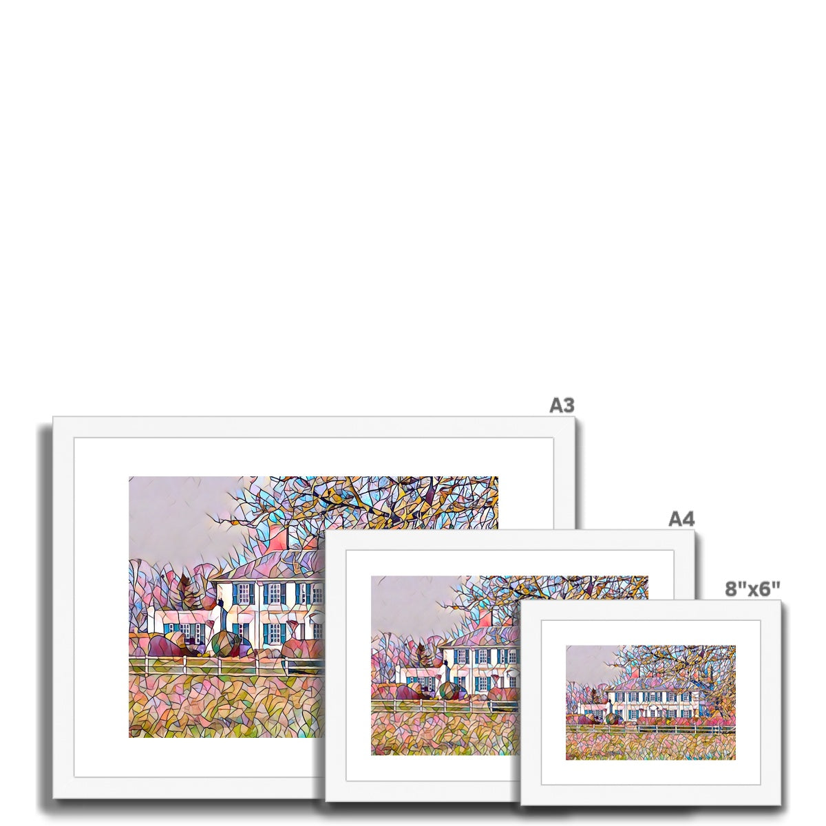 The Bury - Mosaic Framed & Mounted Print