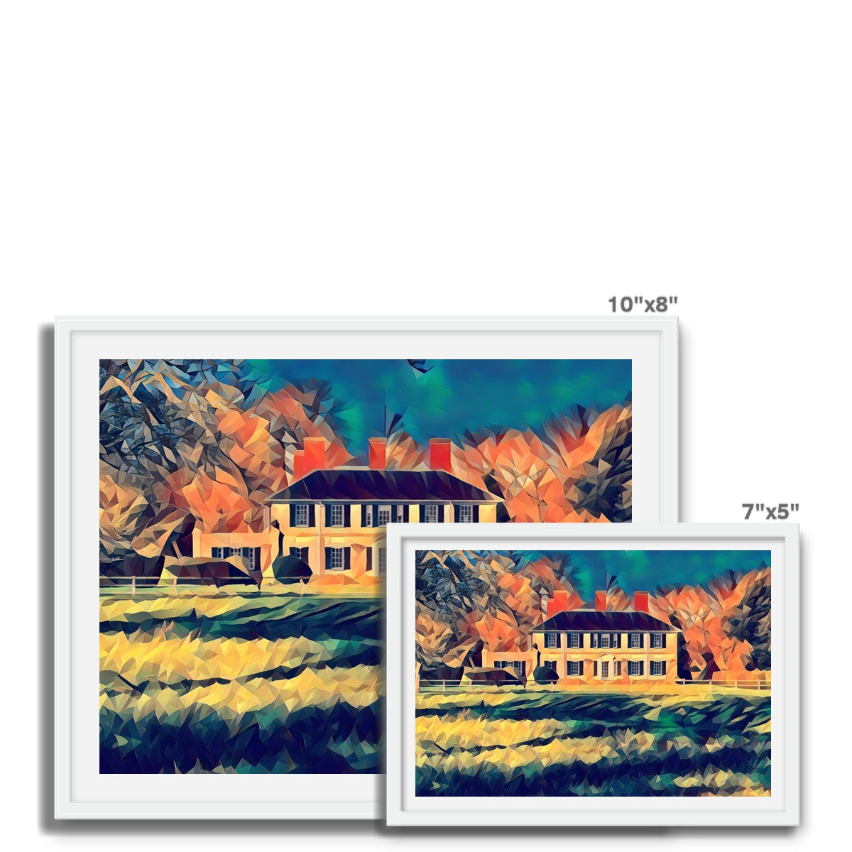 The Bury 2 - Poly Art Framed Photo Tile
