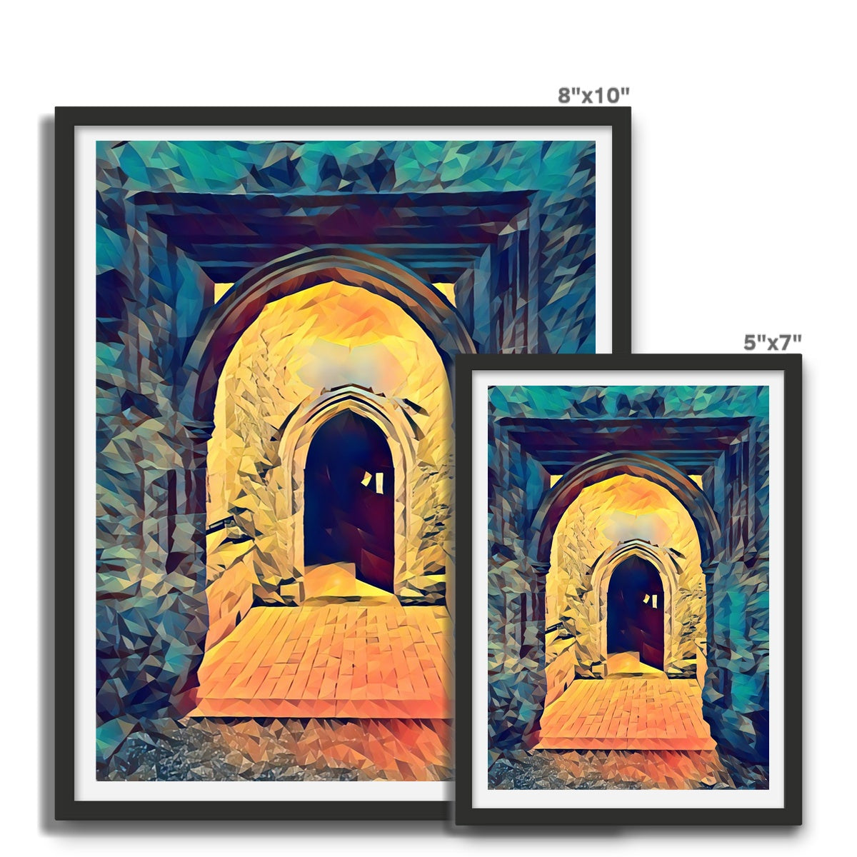 St Mary's North Face - Poly Art Framed Photo Tile