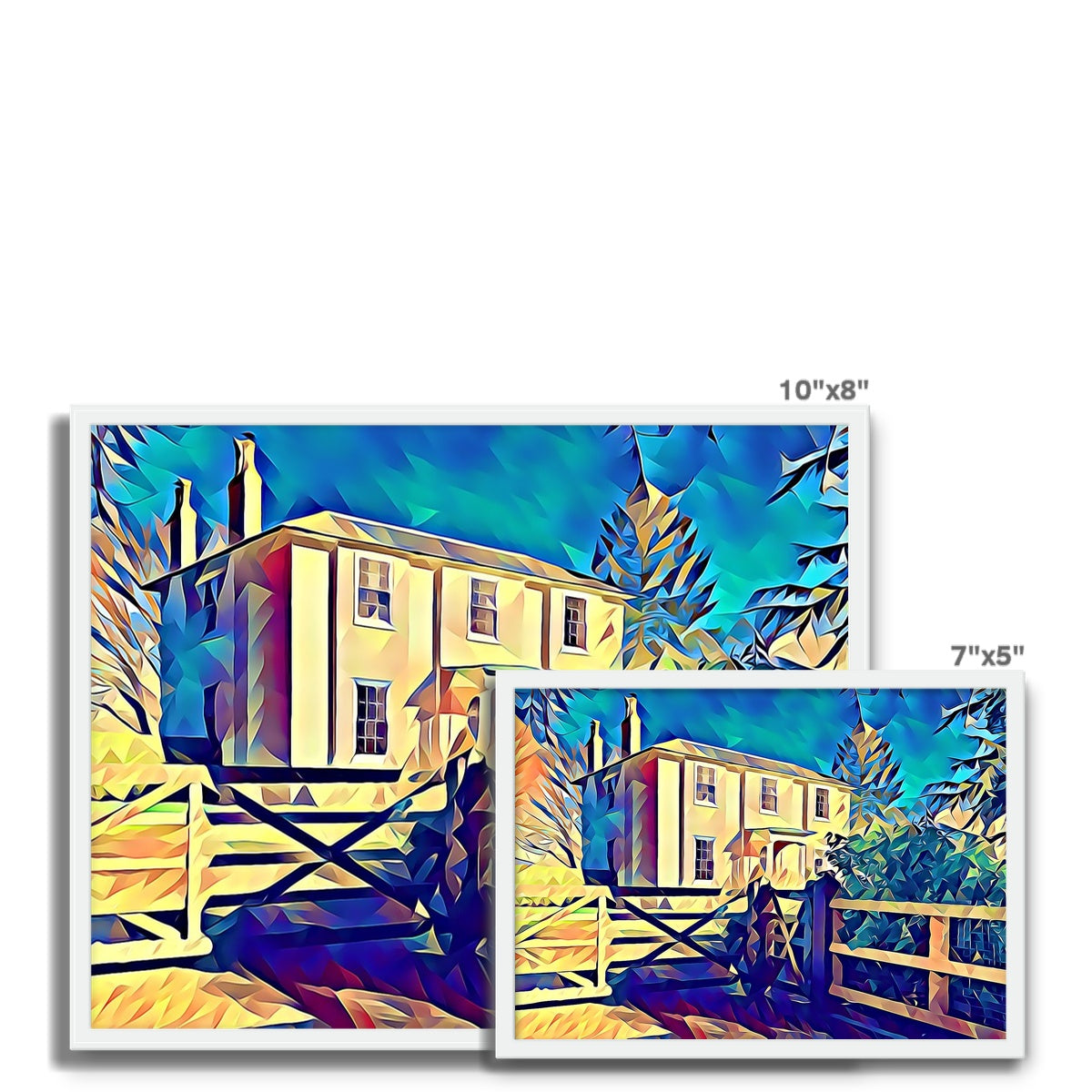 The Old Rectory - Poly Art Framed Photo Tile