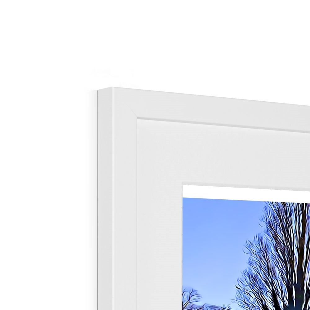 The Poplars - Illustrated Framed & Mounted Print