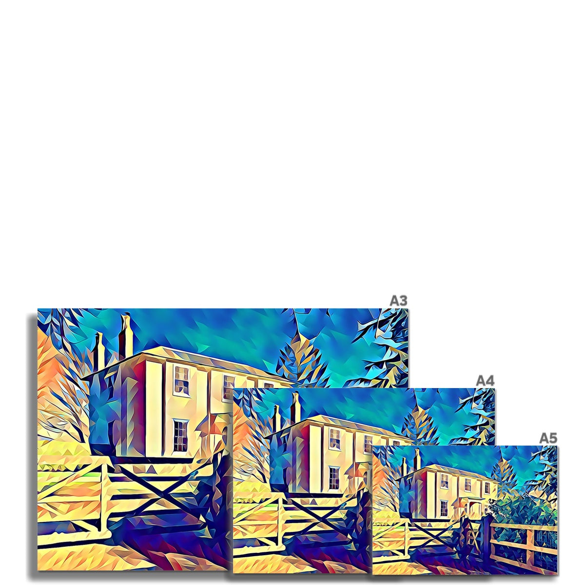 The Old Rectory - Poly Art Fine Art Print