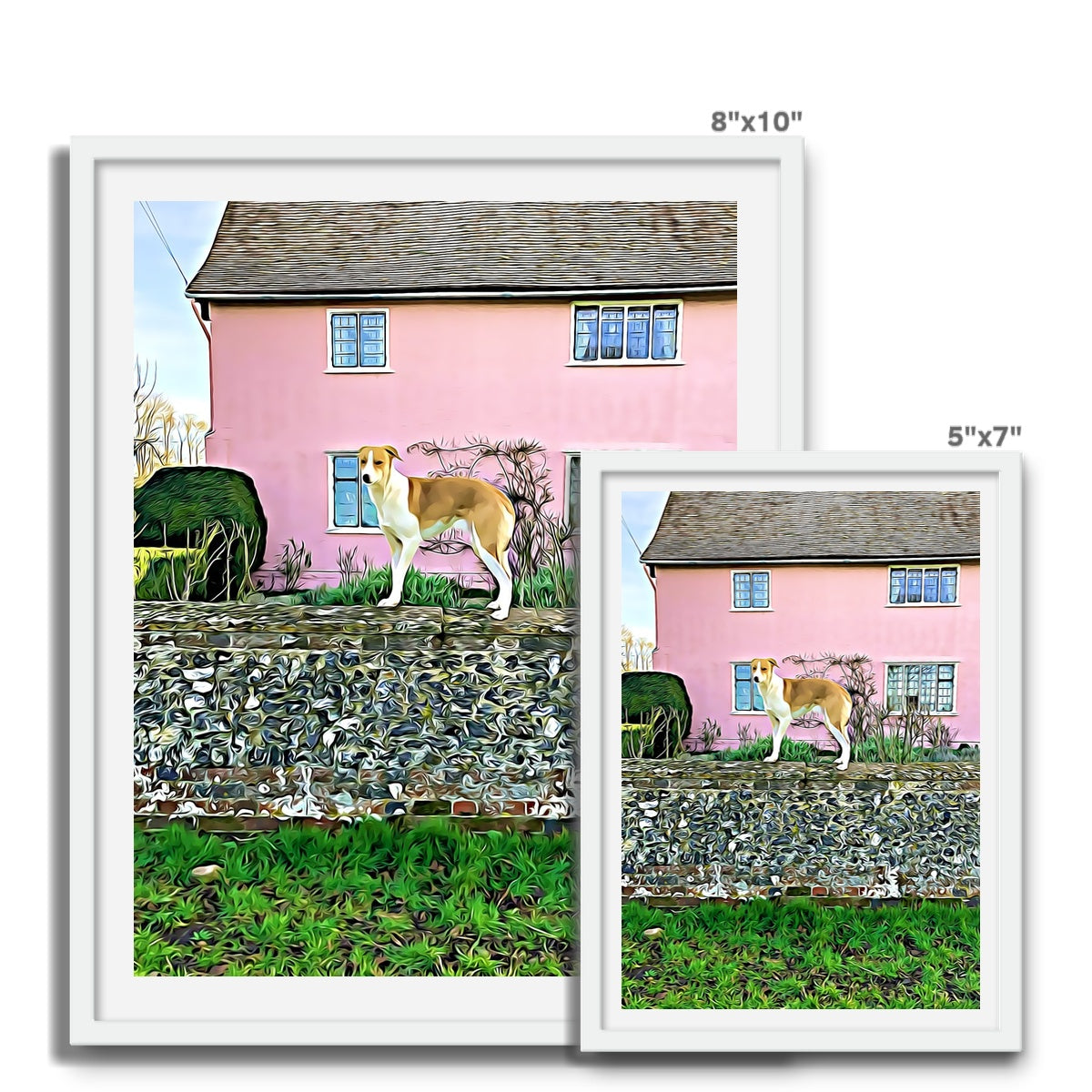 Gardiners Lane - Illustrated Framed Photo Tile