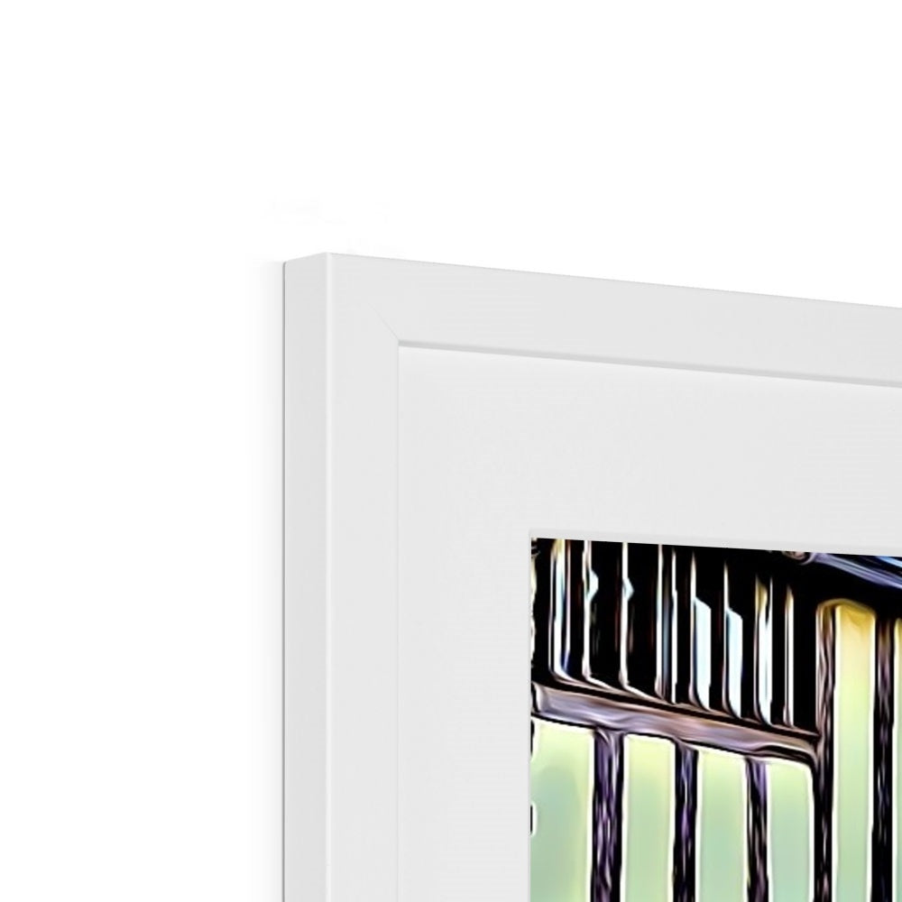 Tudor High Street - Illustrated Framed & Mounted Print