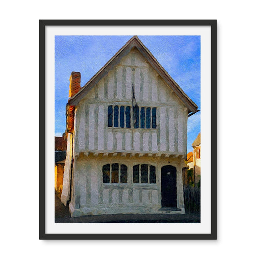 The Museum -Oil Framed Photo Tile