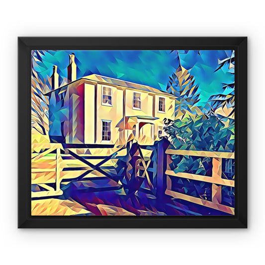 The Old Rectory - Poly Art Framed Canvas