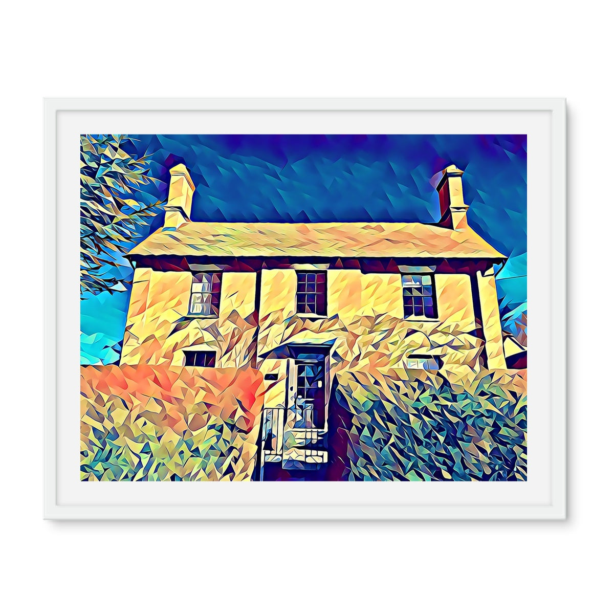 The Grange (Front) - Poly Art Framed Photo Tile