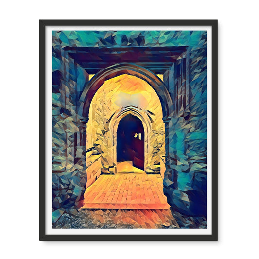 St Mary's North Face - Poly Art Framed Photo Tile