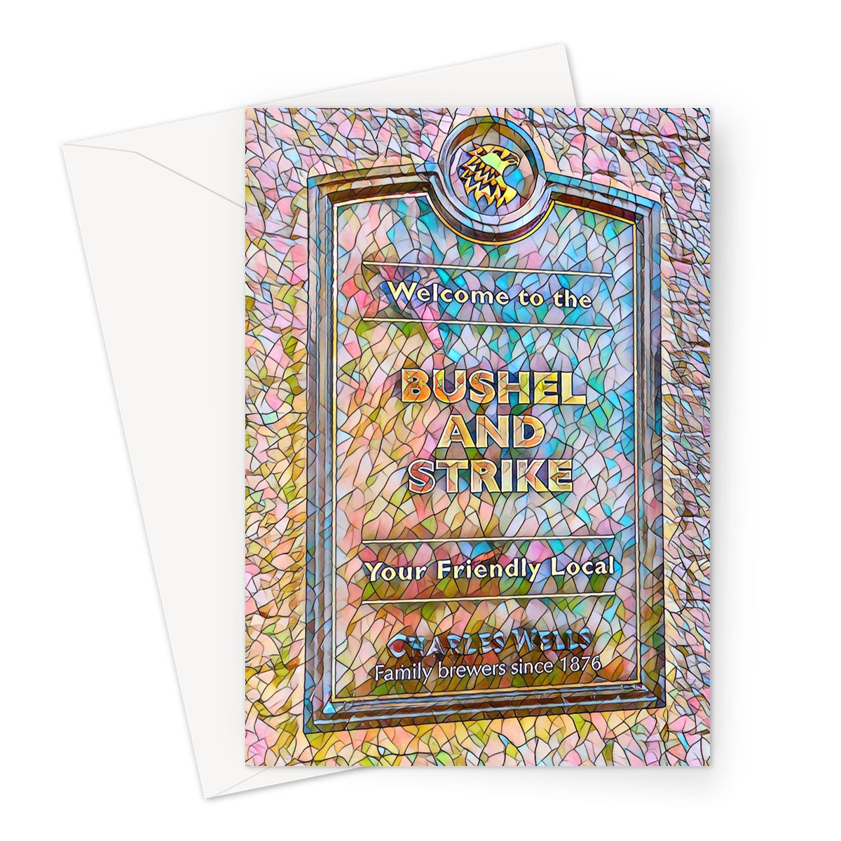 The Bushel & Strike - Mosaic Greeting Card