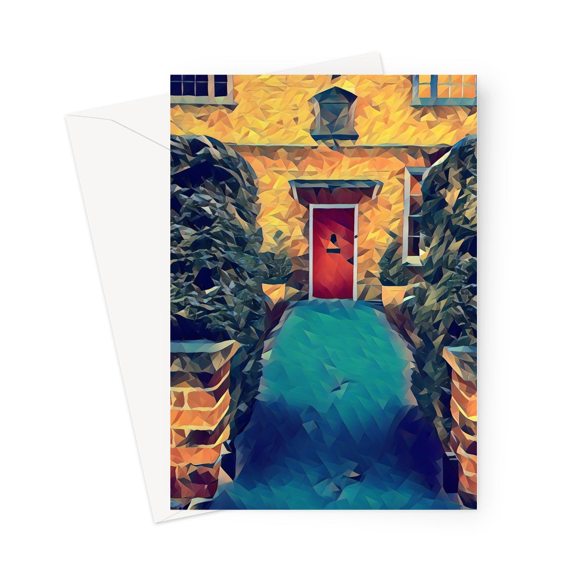 Merchant Taylor School - Poly Art Greeting Card