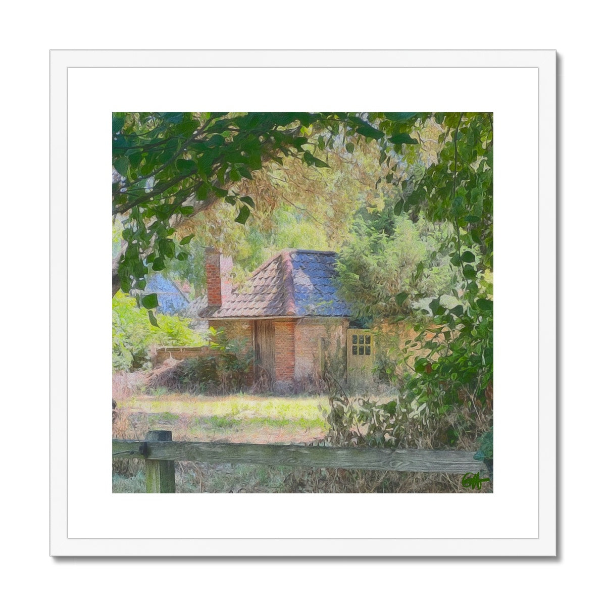 Hidden on Rolly’s Lane - Oil Framed & Mounted Print