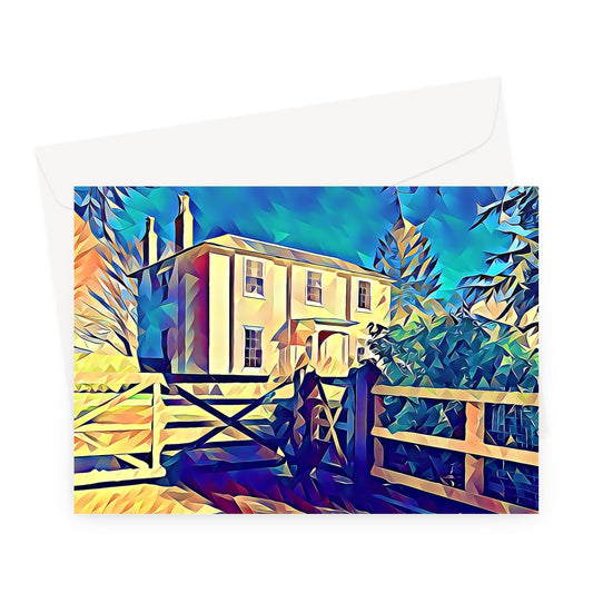 The Old Rectory - Poly Art Greeting Card