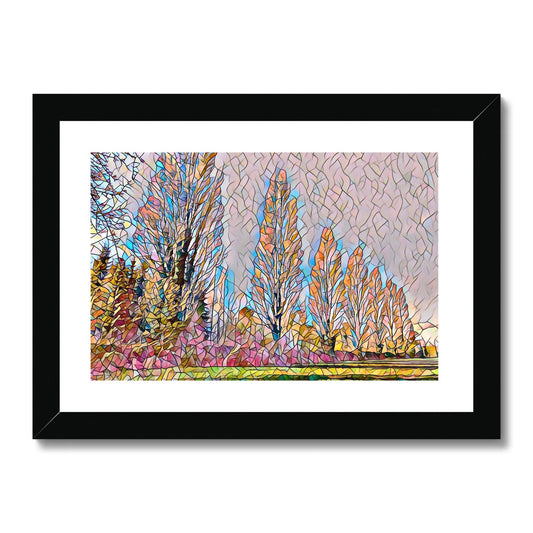 The Poplars - Mosaic Framed & Mounted Print