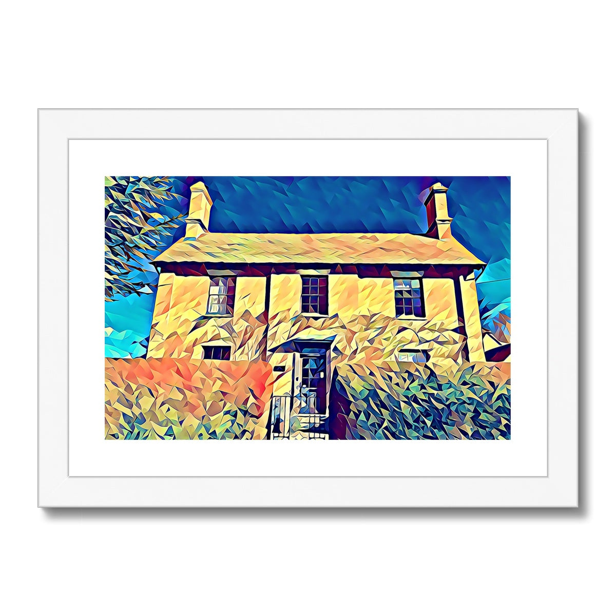 The Grange (Front) - Poly Art Framed & Mounted Print