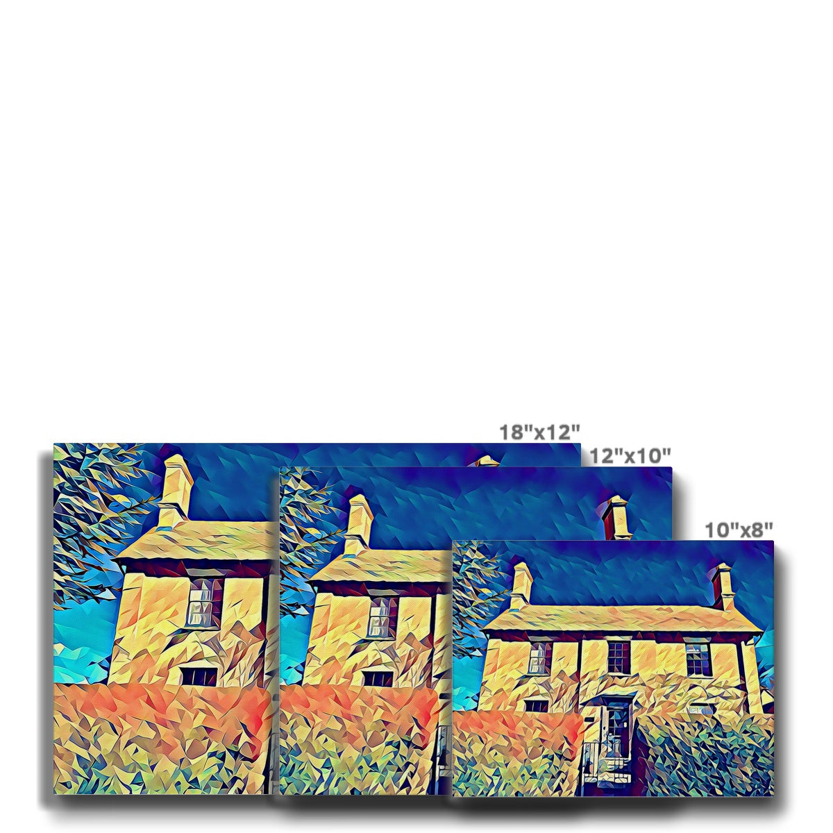 The Grange (Front) - Poly Art Canvas