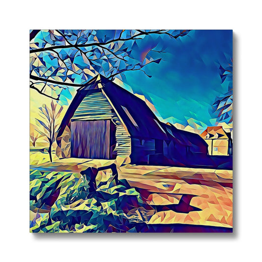 Bluegates Barn - Poly Art Canvas