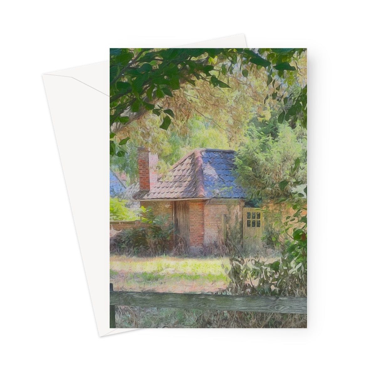 Hidden on Rolly’s Lane - Oil Greeting Card