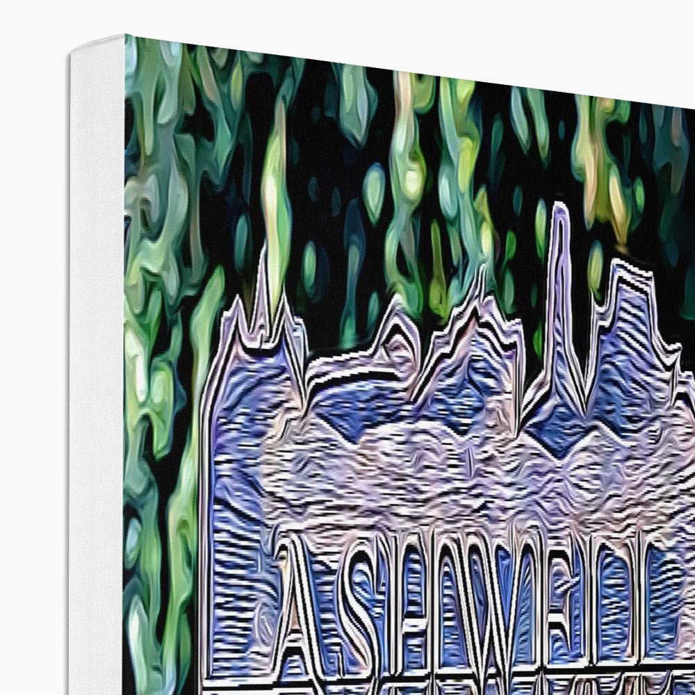 Ashwell Sign Village Green - Illustrated Canvas