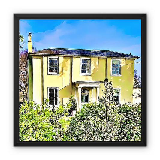 The Old Rectory - Illustrated Framed Canvas