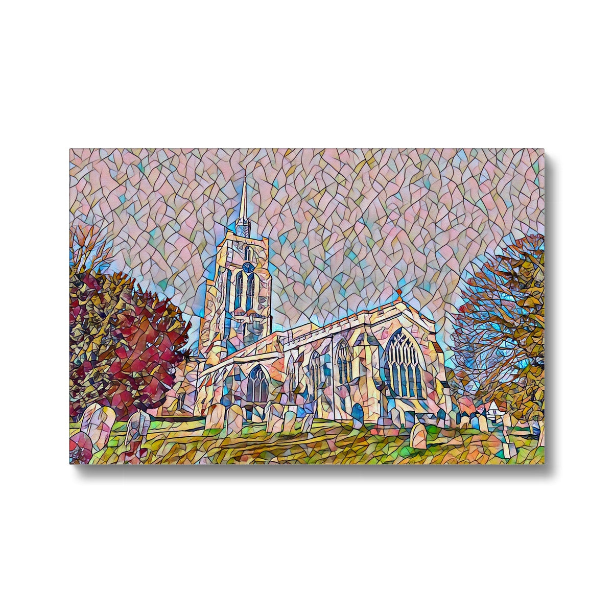 St Mary's from the East - Mosaic Canvas