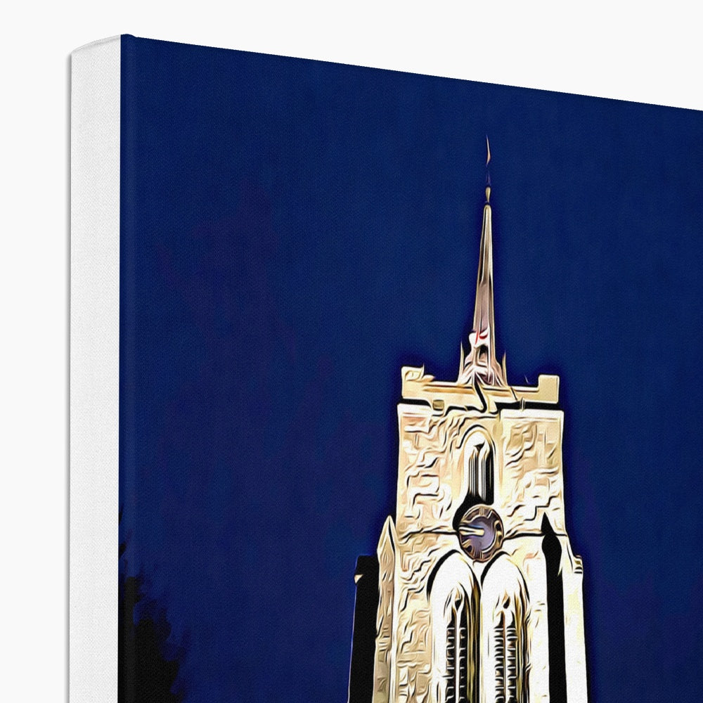 St Mary's in the Evening - Illustrated Canvas